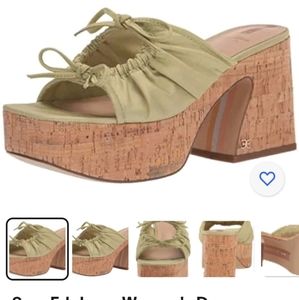 Sam Edelman Dova Cork Wedge The Dova wedges women's sz 9 sandals